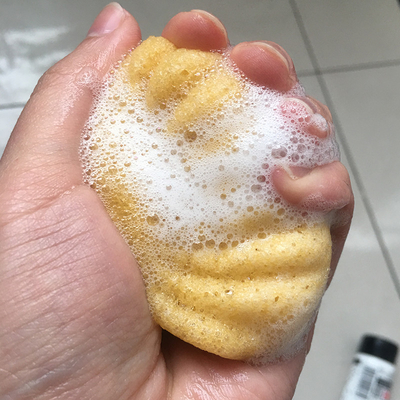 Wet Dry Body Cleaning Konjac Body Sponge Exfoliating Charcoal Sponge