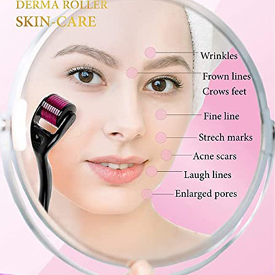 Commercial Face Konjac Microneedle Derma Roller For Acne Scars